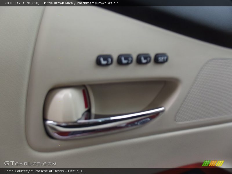 Truffle Brown Mica / Parchment/Brown Walnut 2010 Lexus RX 350