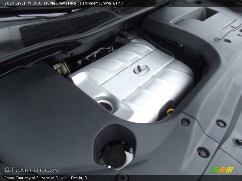 Truffle Brown Mica / Parchment/Brown Walnut 2010 Lexus RX 350