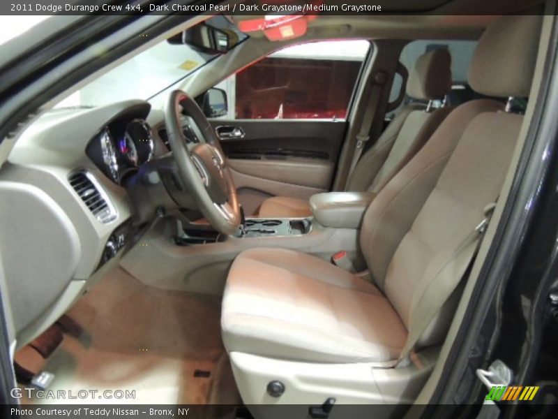 Dark Charcoal Pearl / Dark Graystone/Medium Graystone 2011 Dodge Durango Crew 4x4