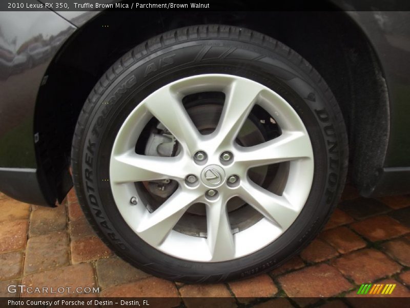 Truffle Brown Mica / Parchment/Brown Walnut 2010 Lexus RX 350