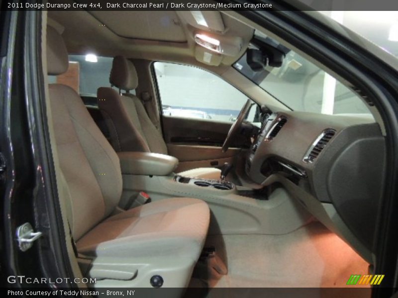 Dark Charcoal Pearl / Dark Graystone/Medium Graystone 2011 Dodge Durango Crew 4x4