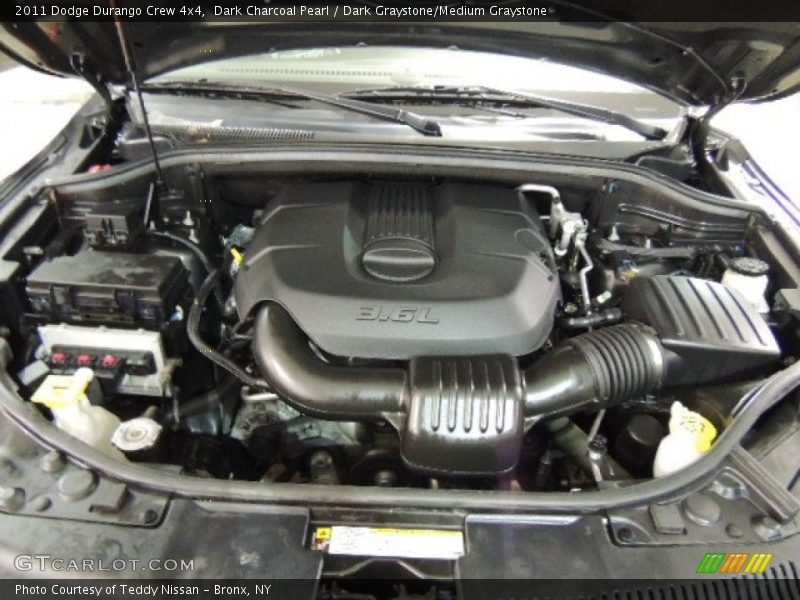 Dark Charcoal Pearl / Dark Graystone/Medium Graystone 2011 Dodge Durango Crew 4x4