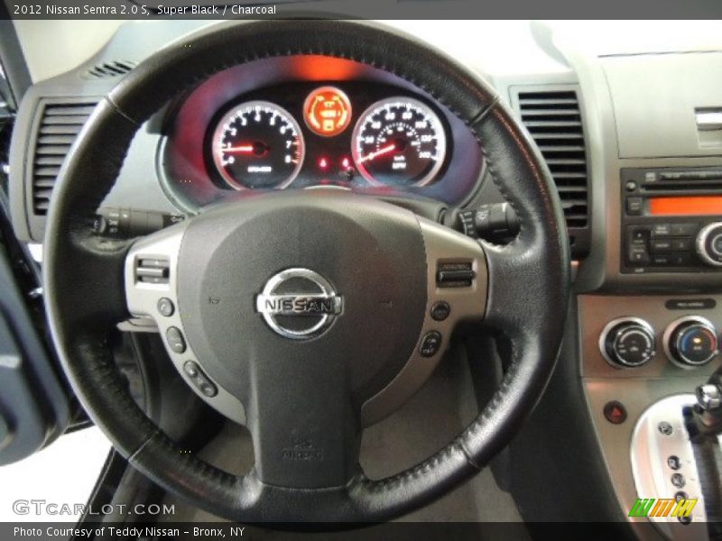Super Black / Charcoal 2012 Nissan Sentra 2.0 S