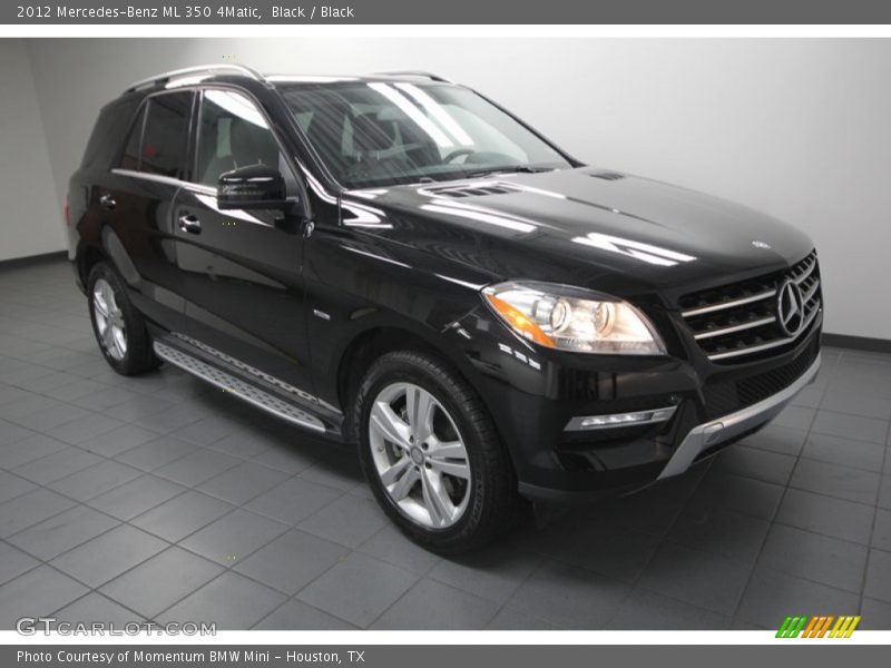 Black / Black 2012 Mercedes-Benz ML 350 4Matic