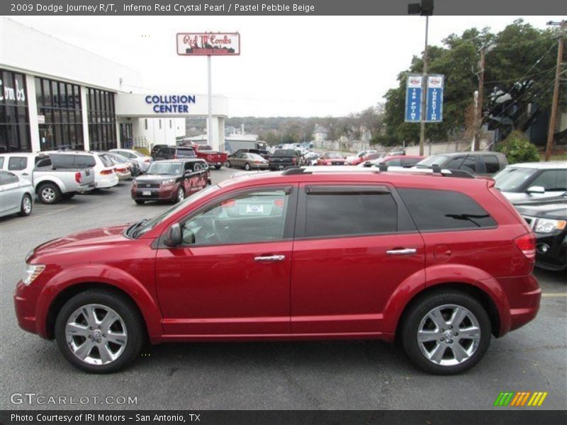 Inferno Red Crystal Pearl / Pastel Pebble Beige 2009 Dodge Journey R/T