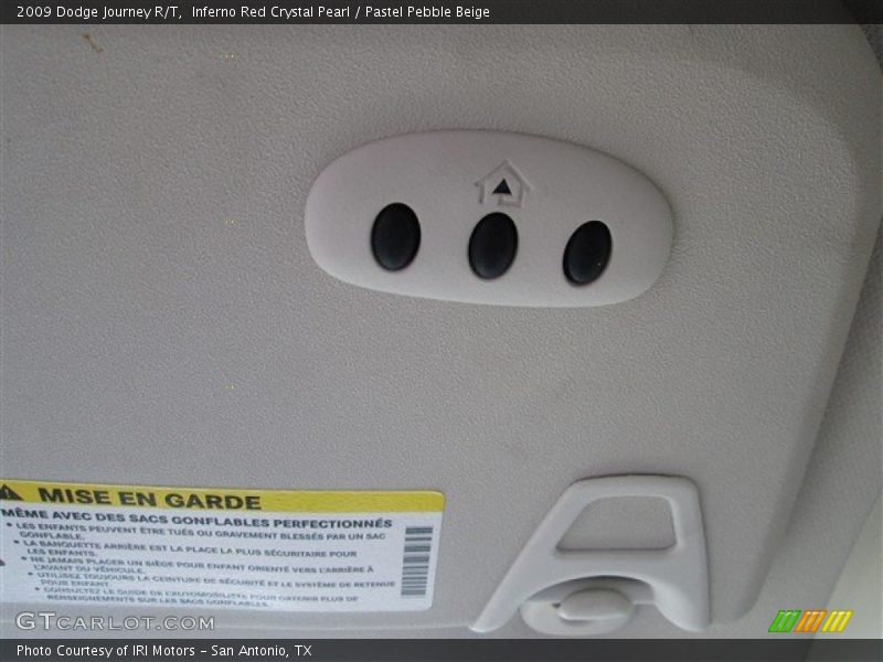 Inferno Red Crystal Pearl / Pastel Pebble Beige 2009 Dodge Journey R/T