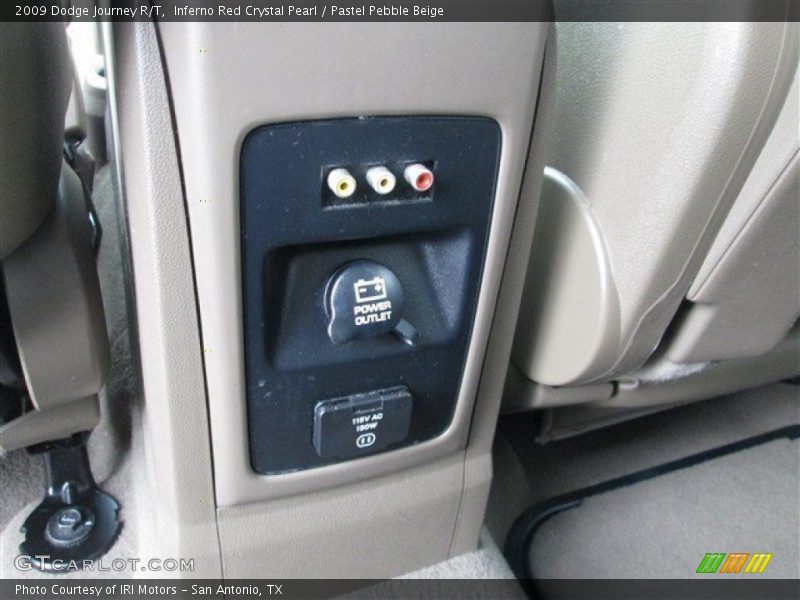 Inferno Red Crystal Pearl / Pastel Pebble Beige 2009 Dodge Journey R/T