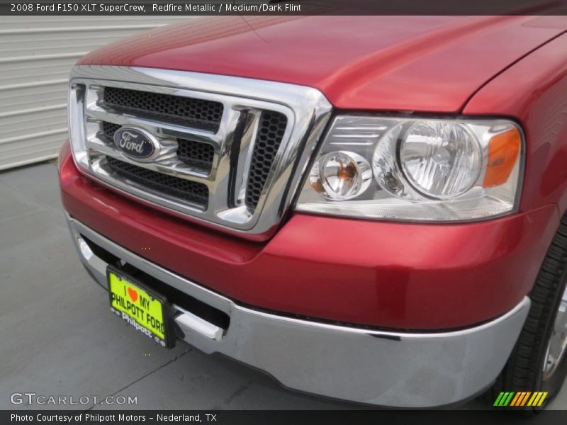 Redfire Metallic / Medium/Dark Flint 2008 Ford F150 XLT SuperCrew
