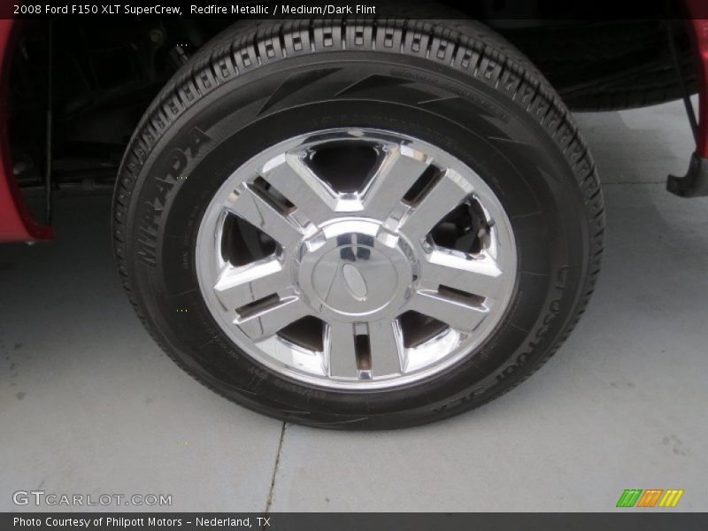 Redfire Metallic / Medium/Dark Flint 2008 Ford F150 XLT SuperCrew