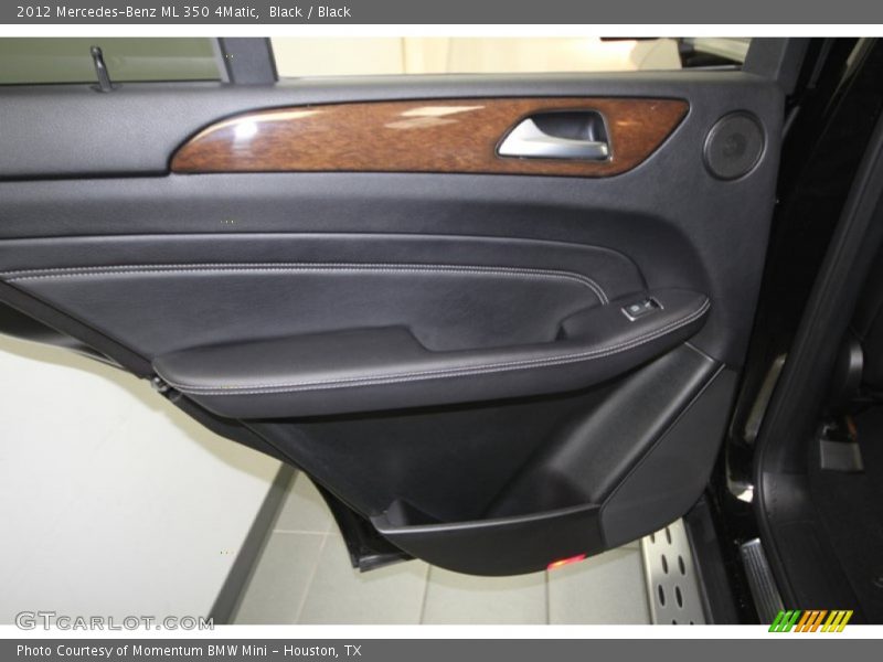Black / Black 2012 Mercedes-Benz ML 350 4Matic