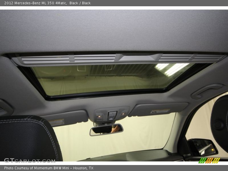 Black / Black 2012 Mercedes-Benz ML 350 4Matic