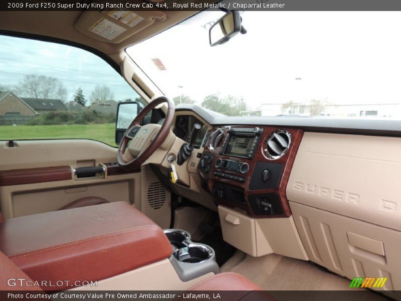 Royal Red Metallic / Chaparral Leather 2009 Ford F250 Super Duty King Ranch Crew Cab 4x4