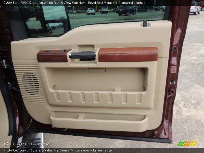 Royal Red Metallic / Chaparral Leather 2009 Ford F250 Super Duty King Ranch Crew Cab 4x4