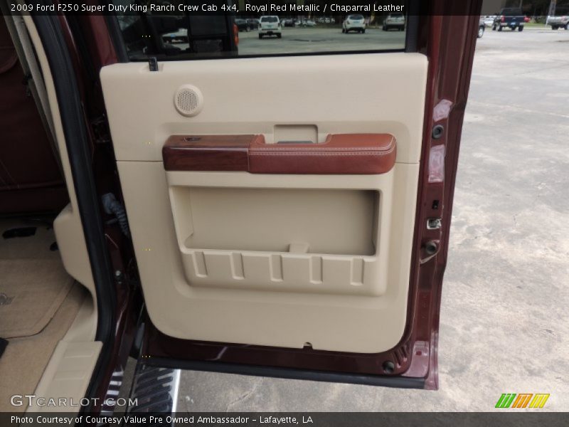 Royal Red Metallic / Chaparral Leather 2009 Ford F250 Super Duty King Ranch Crew Cab 4x4