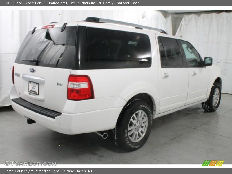 White Platinum Tri-Coat / Charcoal Black 2012 Ford Expedition EL Limited 4x4