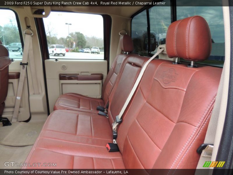 Royal Red Metallic / Chaparral Leather 2009 Ford F250 Super Duty King Ranch Crew Cab 4x4