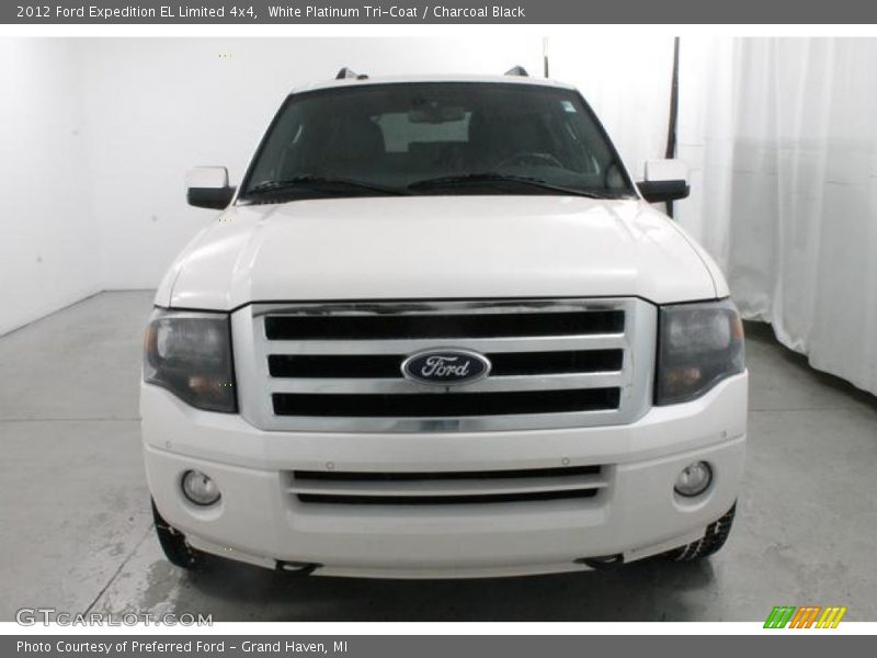 White Platinum Tri-Coat / Charcoal Black 2012 Ford Expedition EL Limited 4x4