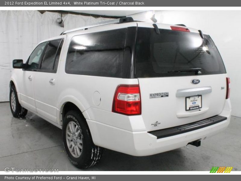 White Platinum Tri-Coat / Charcoal Black 2012 Ford Expedition EL Limited 4x4