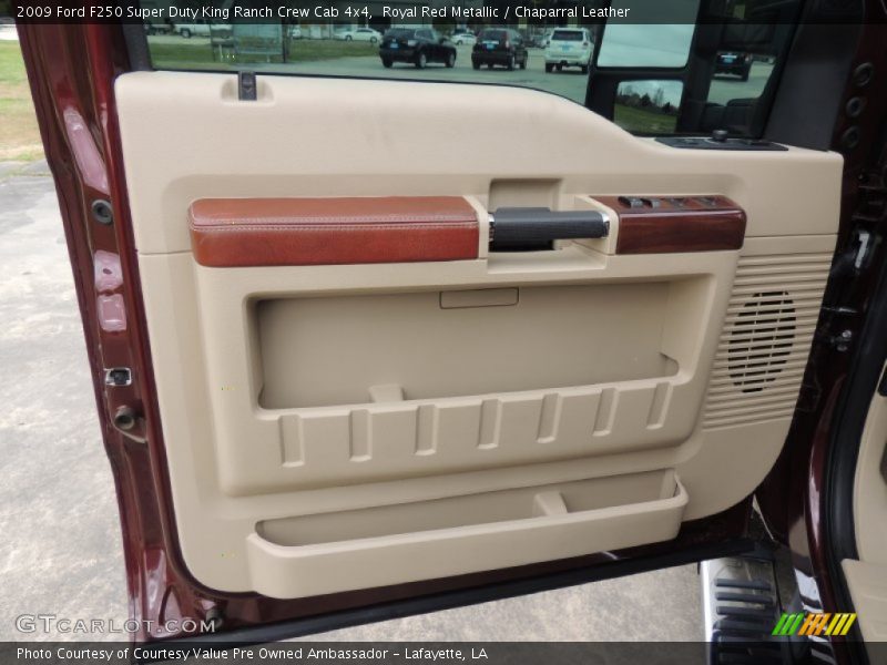 Royal Red Metallic / Chaparral Leather 2009 Ford F250 Super Duty King Ranch Crew Cab 4x4