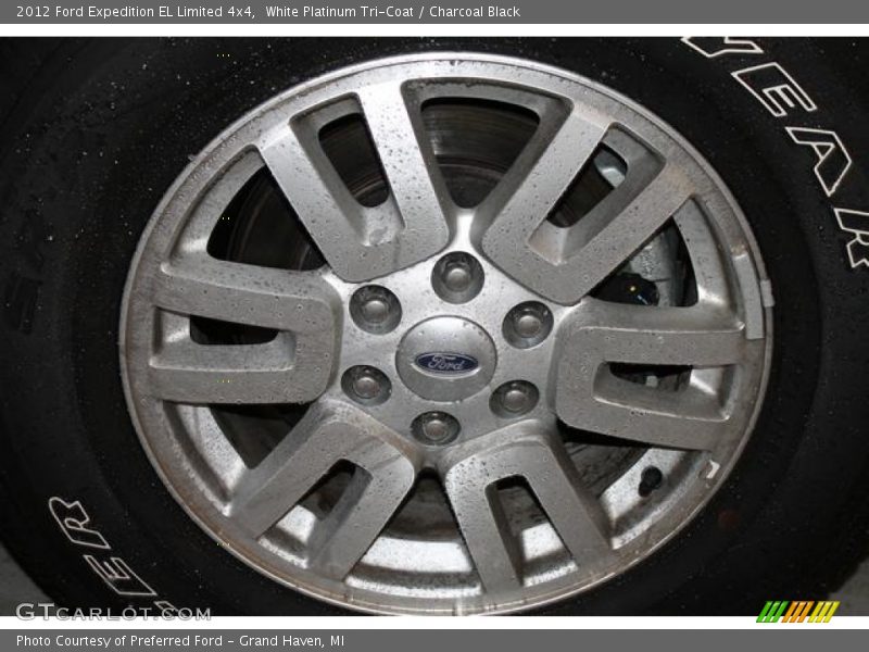 White Platinum Tri-Coat / Charcoal Black 2012 Ford Expedition EL Limited 4x4