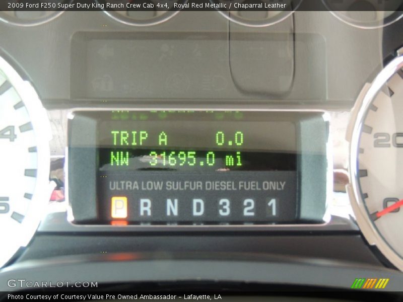 Royal Red Metallic / Chaparral Leather 2009 Ford F250 Super Duty King Ranch Crew Cab 4x4