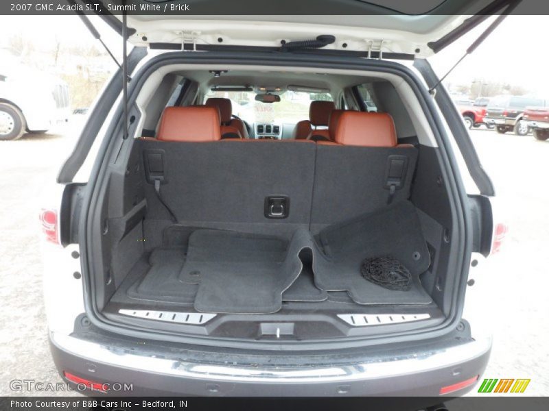 Summit White / Brick 2007 GMC Acadia SLT
