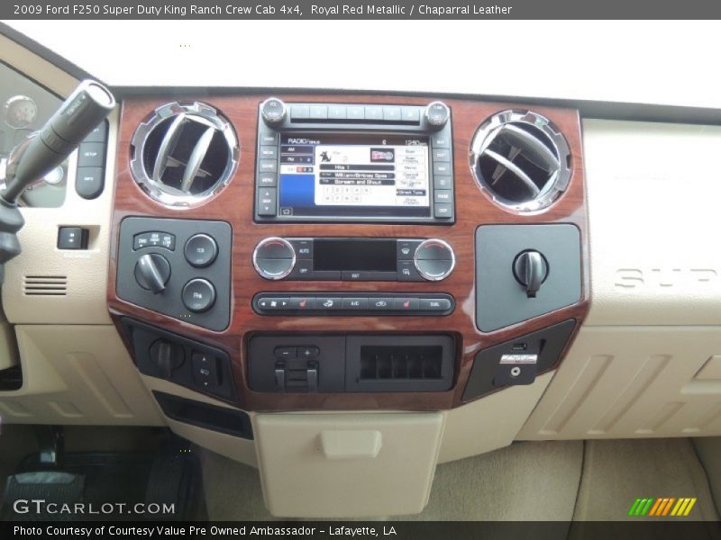 Royal Red Metallic / Chaparral Leather 2009 Ford F250 Super Duty King Ranch Crew Cab 4x4