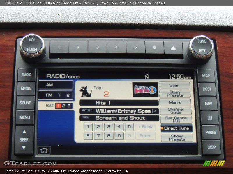 Royal Red Metallic / Chaparral Leather 2009 Ford F250 Super Duty King Ranch Crew Cab 4x4