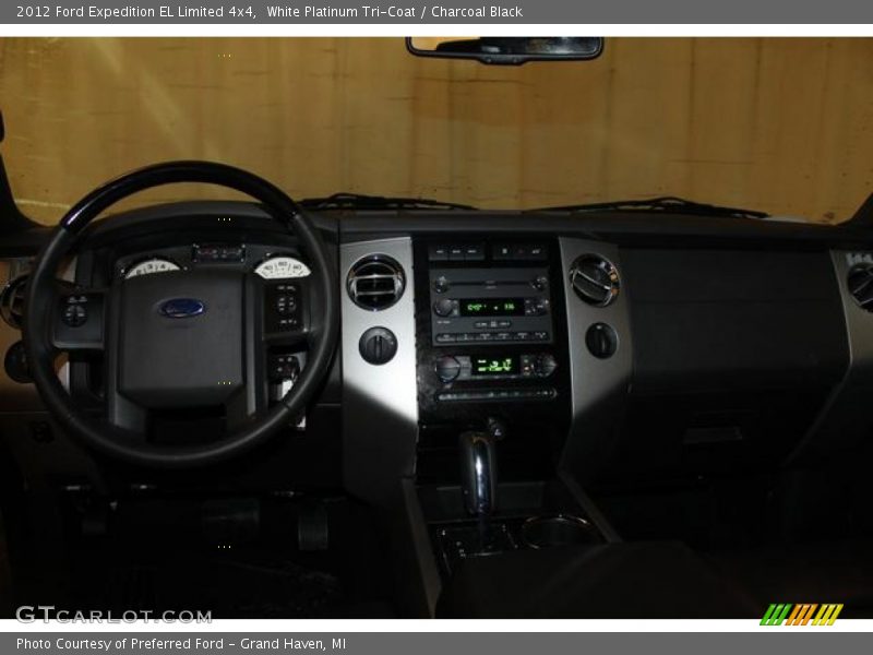White Platinum Tri-Coat / Charcoal Black 2012 Ford Expedition EL Limited 4x4