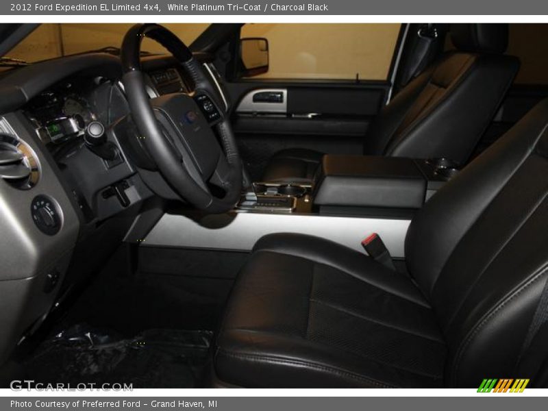 White Platinum Tri-Coat / Charcoal Black 2012 Ford Expedition EL Limited 4x4