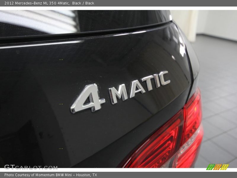Black / Black 2012 Mercedes-Benz ML 350 4Matic