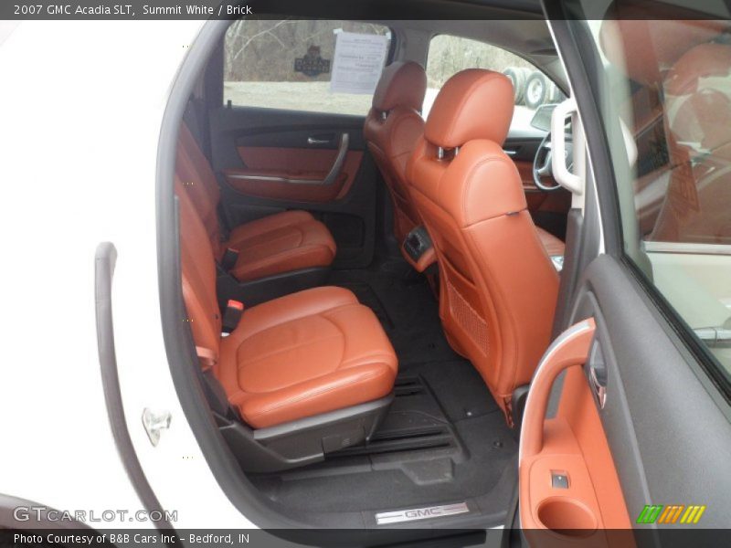 Summit White / Brick 2007 GMC Acadia SLT