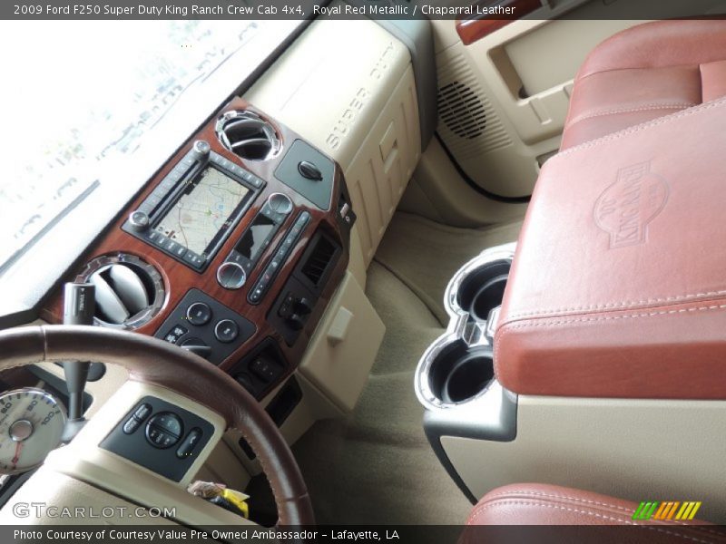 Royal Red Metallic / Chaparral Leather 2009 Ford F250 Super Duty King Ranch Crew Cab 4x4
