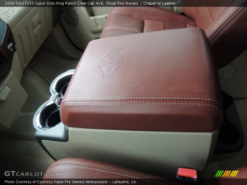 Royal Red Metallic / Chaparral Leather 2009 Ford F250 Super Duty King Ranch Crew Cab 4x4
