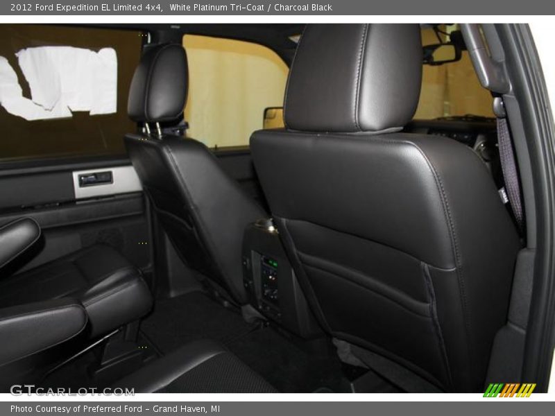 White Platinum Tri-Coat / Charcoal Black 2012 Ford Expedition EL Limited 4x4