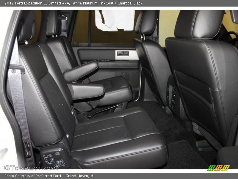 White Platinum Tri-Coat / Charcoal Black 2012 Ford Expedition EL Limited 4x4