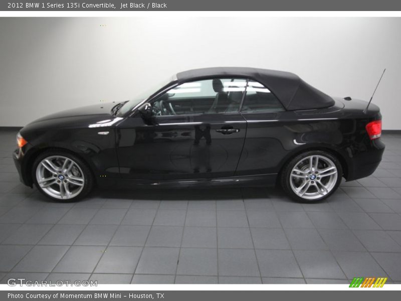 Jet Black / Black 2012 BMW 1 Series 135i Convertible