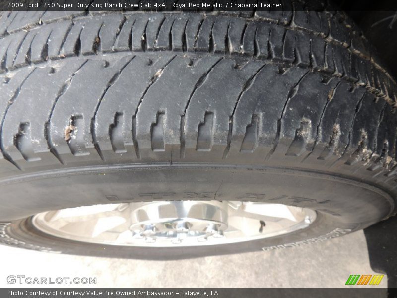 Royal Red Metallic / Chaparral Leather 2009 Ford F250 Super Duty King Ranch Crew Cab 4x4