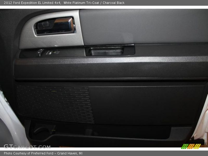 White Platinum Tri-Coat / Charcoal Black 2012 Ford Expedition EL Limited 4x4