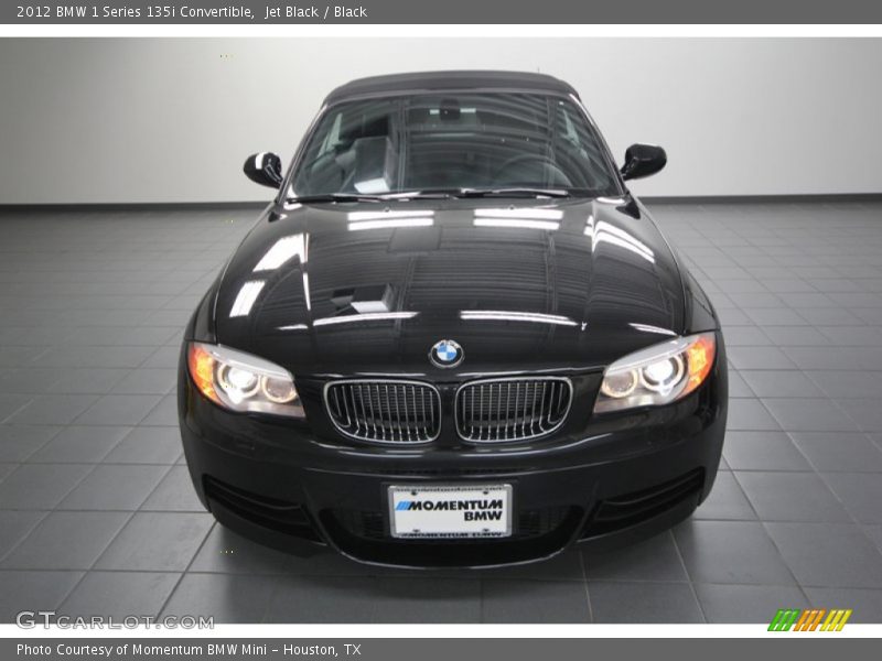 Jet Black / Black 2012 BMW 1 Series 135i Convertible