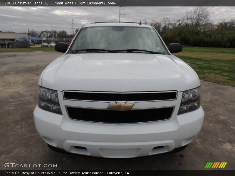 Summit White / Light Cashmere/Ebony 2008 Chevrolet Tahoe LS
