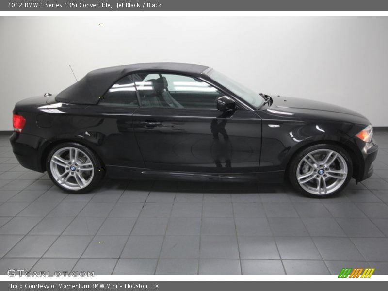 Jet Black / Black 2012 BMW 1 Series 135i Convertible