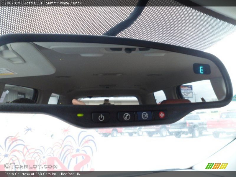 Summit White / Brick 2007 GMC Acadia SLT