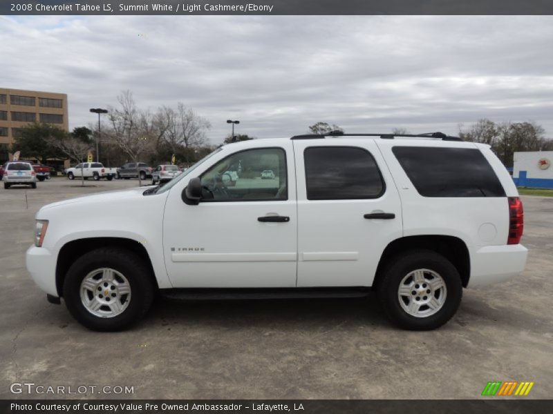Summit White / Light Cashmere/Ebony 2008 Chevrolet Tahoe LS