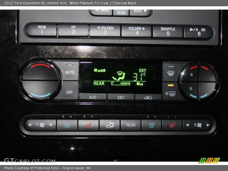 Controls of 2012 Expedition EL Limited 4x4