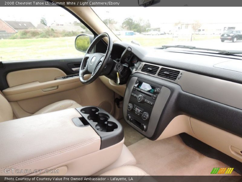 Summit White / Light Cashmere/Ebony 2008 Chevrolet Tahoe LS