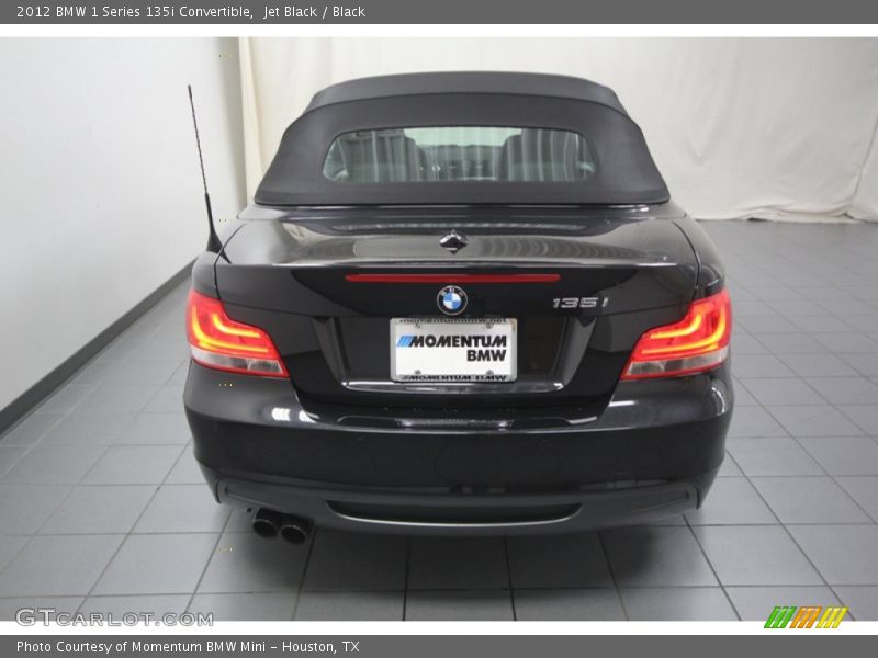 Jet Black / Black 2012 BMW 1 Series 135i Convertible