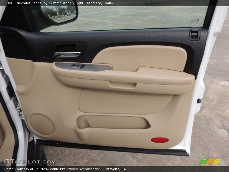 Summit White / Light Cashmere/Ebony 2008 Chevrolet Tahoe LS