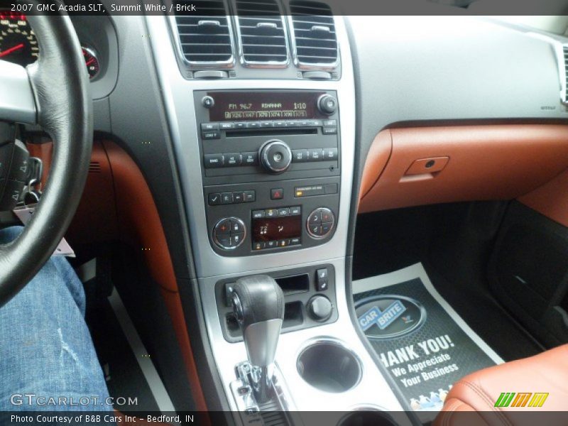 Summit White / Brick 2007 GMC Acadia SLT