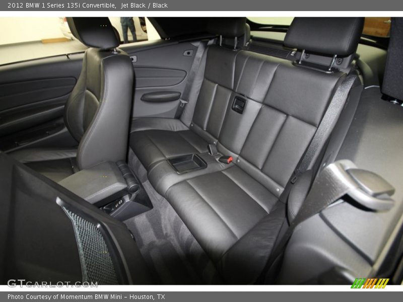 Rear Seat of 2012 1 Series 135i Convertible